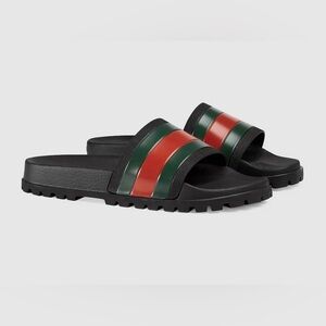 Gucci Men's slide sandal with Web - size 11